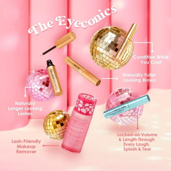 The Eyeconics Lash & Brow Kit 5 piece set Grande Cosmetics - Picture 2 of 4